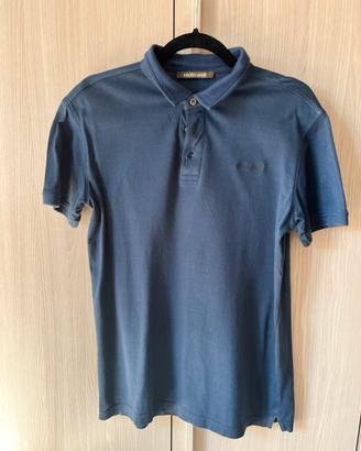 Polo Roberto Cavalli blu navy taglia S