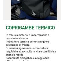 coprigambe termico originale HONDA