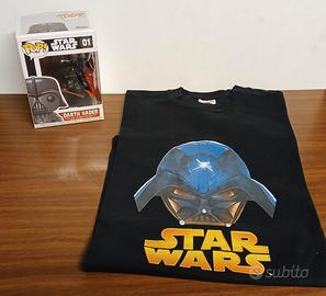 Star Wars Darth Vader Funko pop e T-shirt