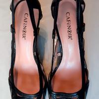 Scarpe CafèNoir vera pelle nere