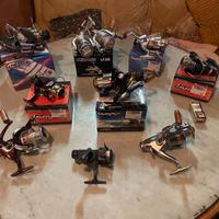 Lotto mulinelli da pesca