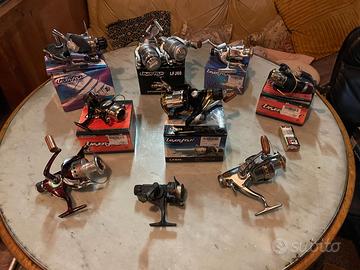 Lotto mulinelli da pesca