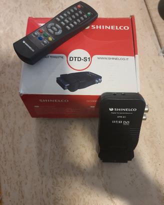 SHINELCO DECODER DIGITALE TERRESTRE DVB T SCART 