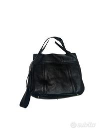 Borsa Twinset nera in pelle grande