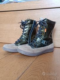 stivaletto vera pelle bambina  n. 31