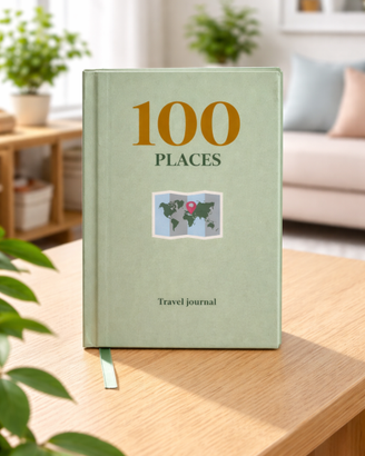 Quaderno 100 Places – Travel journal elegante