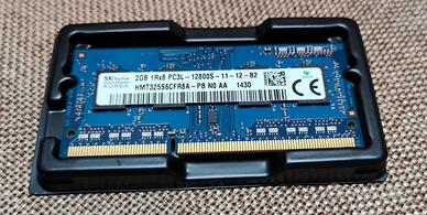 1 x 2Gb RAM DDR3 1600MHz 12800s SO-DIMM 204pin