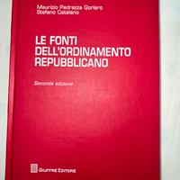 Le fonti dell’ordinamento repubblicano