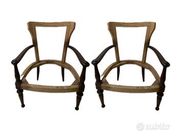 Modernariato Anni 60 sedie in legno