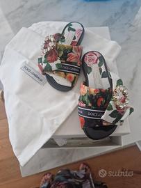Sandali Bimba Kids Dolce E Gabbana 24 Nuovi D&G