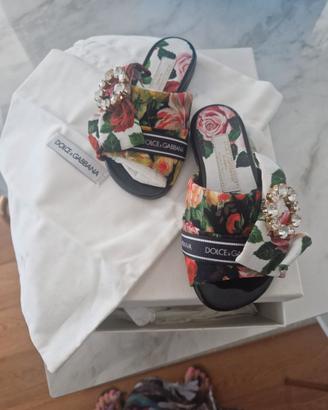 Sandali Bimba Kids Dolce E Gabbana 24 Nuovi D&G
