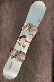 Tavola snowboard + attachi drake