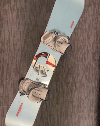 Tavola snowboard + attachi drake