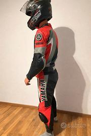 Tuta moto YAMAHA - vera pelle