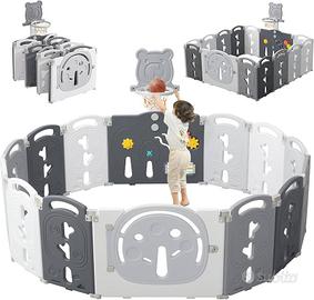 Box Bambini Pieghevole 153×153cm con canestro