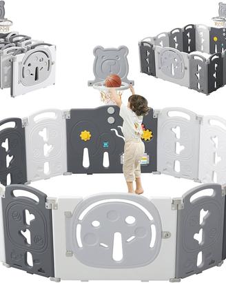 Box Bambini Pieghevole 153×153cm con canestro