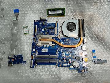 scheda madre notebook  hp 250 g4 m9s80ea con RAM