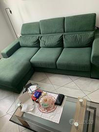 Divano con penisola - convertibile in letto