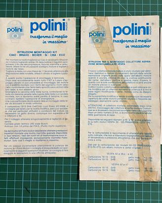 Polini istruzioni di montaggio Vespa Ciao Piaggio