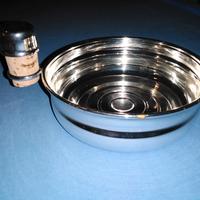 Poggia bottiglia da tavolo in silver