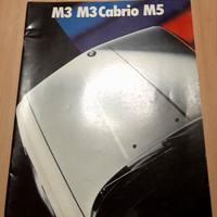 Depliant BMW M3 E30 - M5  E34