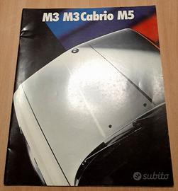 Depliant BMW M3 E30 - M5  E34