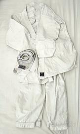 Kimono Jiu Jitsu Karate completo bianco Tiger 