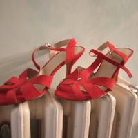 sandali donna colore rosso 