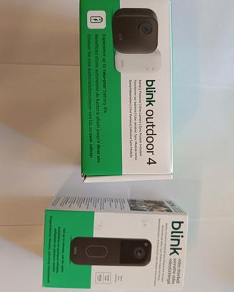 Blink Outdoor 4 Telecamera + Blink Video Doorbell