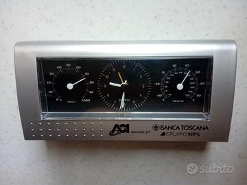 Sveglia Termometro Igrometro Analogico