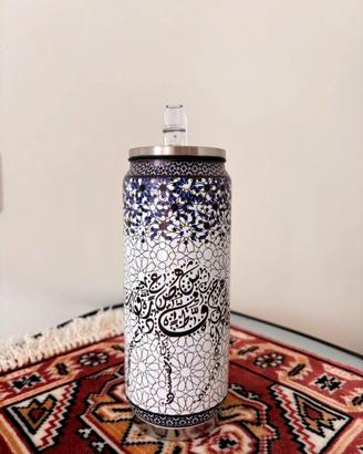 Borraccia termica Acciaio Inox con cannuccia