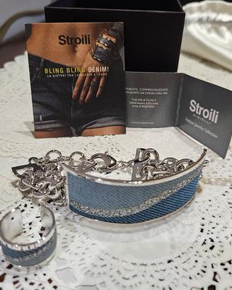 parure bracciale e anello 