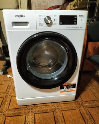 Lavatrice Whirlpool fresh care+ 8kg classe A 