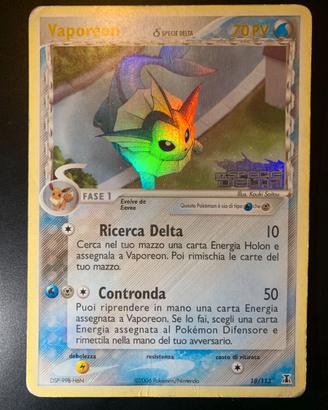Vaporeon δ Delta Species Stamped (DS 18/113) LP IT