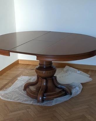 Tavolo rotondo in legno apribile 