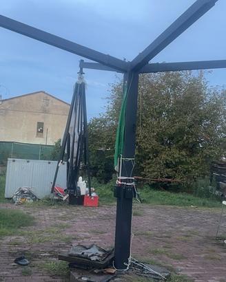 Ombrellone 4x4 solo telaio professionale