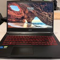 MSI Katana gf66 - RTX 3060, intel i7