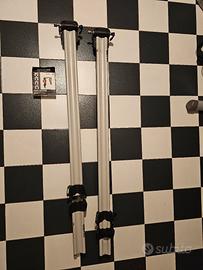 Doppio portabici da tetto Peruzzo Pordoi delux