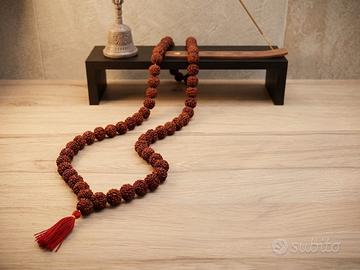 Mala di Rudraksha: il respiro di Shiva - Grani sac