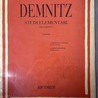 demnitz studi elementari per clarinetto