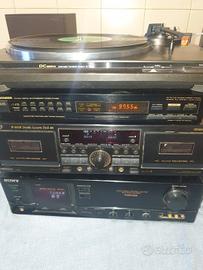 impianto stereo completo - vintage 