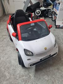 Macchina Elettrica per Bambini 12V Smart Fortwo Ca