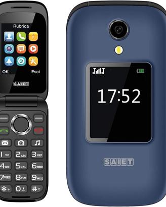 SAIET LIKE MC21 Cellulare Flip con Doppio Display
