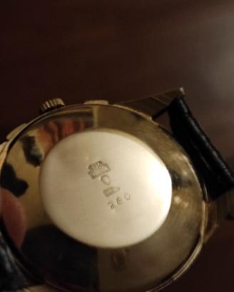 Lanco Cronografo Oro 18k vintage Landeron