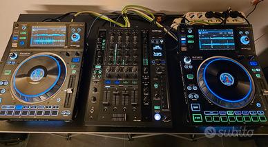 Console Denon 2CDJ SC5000+mixerX1800+decksav+case