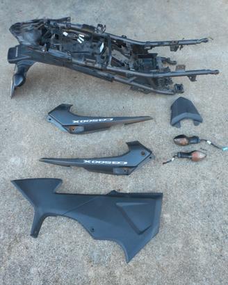 Telaietto plastiche portatarga honda cb 500 x 2014