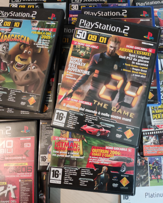 Collezione di giochi demo per Ps2 originali
