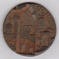 Medaglia in bronzo dedicata alla Citta' di Udine