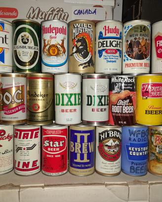 Lattine di birra da collezione