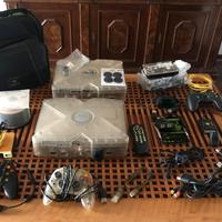 2 XBOX classic CRYSTAL HDD 320 GB + accessori